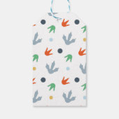 Stomp Chomp Rawr Dinosaurus Verjaardag Dank u Cadeaulabel (Achterkant)