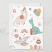 Stomp, Chomp & Roar Waterverf Dinosaurussen Verjaa Kaart (Achterkant)