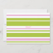 Stomp en Chomp Little Girl Dino Verjaardag Dinosau Kaart (Achterkant)