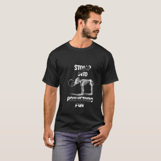 Stomp in prehistorisch plezier - Mammoth Skeleton T-shirt