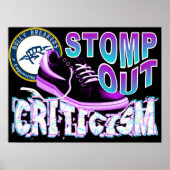 Stomp uit Kritiek Poster (Voorkant)