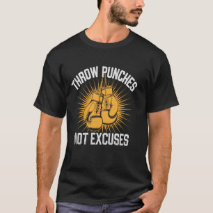 Stomp Vuisten Niet Uitvluchten Bokser Sporten Gym T-shirt