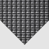 Stompapier voor dodenpakken tissuepapier (Detail)