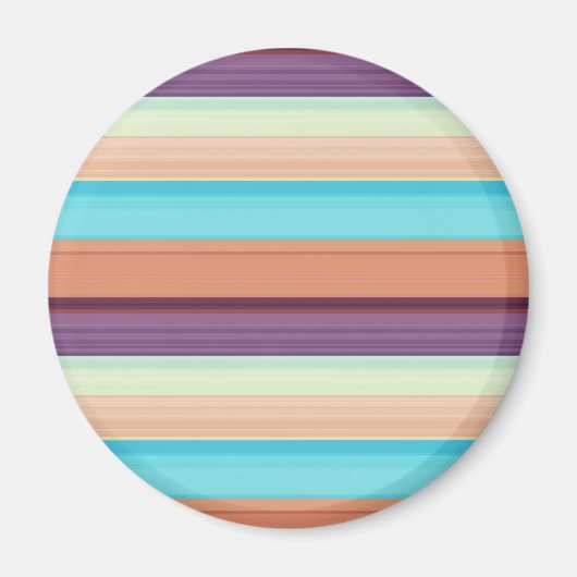 Stompblauwe strepen magneet (Voorkant)