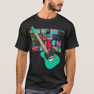  Stompbox Guitar Electric Guitar Gift voor T-shirt