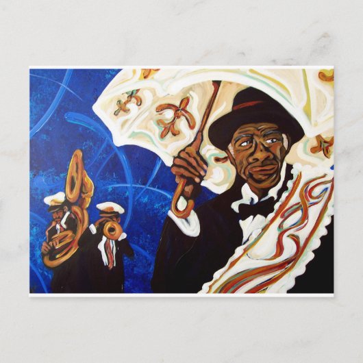 Stompin' Tchoupitoulas Briefkaart (Voorkant)