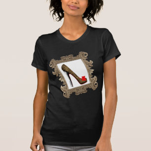 Stomppomp van leopard Stiletto T-shirt