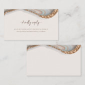 Stone Agate Website RSVP Enclosure Kaart (Voorkant / Achterkant)