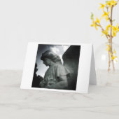 Stone Angel Blank Wenskaart Kaart (Gele Bloem)