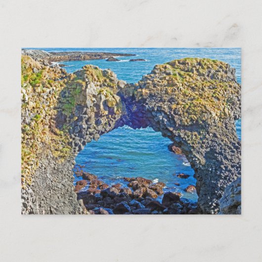 Stone Arch, Arnarstapi, IJsland Briefkaart (Voorkant)