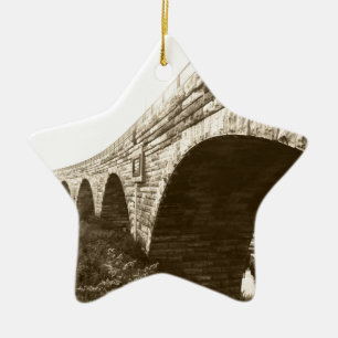 Stone Arch Bridge Keramisch Ornament