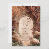 Stone Arch Fall Wedding Kaart (Voorkant)