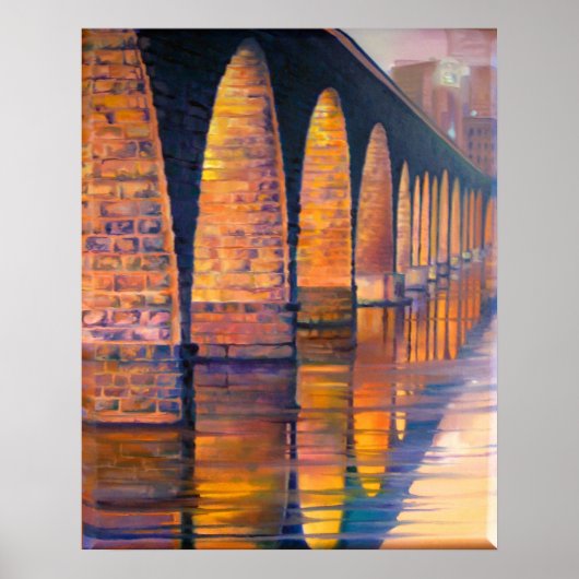 STONE ARCH SUNSET POSTER (Voorkant)