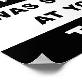 Stone at Your Truck Funny Poster (Coin)