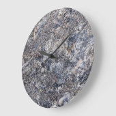 Stone Background - Grey Slate Rock Sjabloon Grote Klok (Hoek)