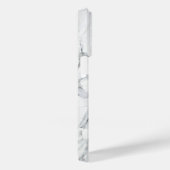 Stone Black White Grey Carrara Marble Case-Mate iPhone Case (Achterkant / Rechts)