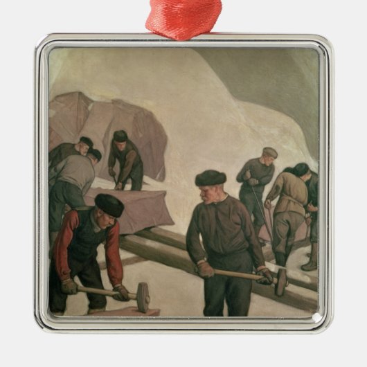 Stone Breakers, 1903 Metalen Ornament (Voorkant)