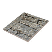 Stone Brick Wall Tegeltje (Zijkant)