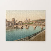Stone Bridge en San Giorgio, Verona, Italië Legpuzzel (Horizontaal)