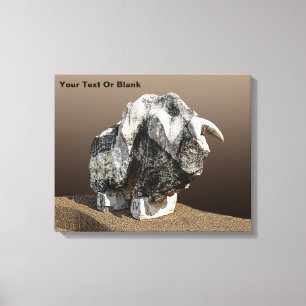 Stone Bull - Ma'alot Canvas Afdruk