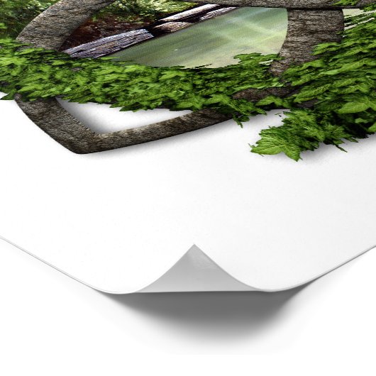 Stone Celtic Trinity Knot Poster (Hoek)