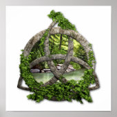 Stone Celtic Trinity Knot Poster (Voorkant)