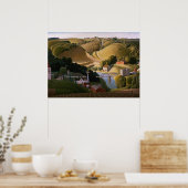 Stone City, 1930 by Grant Wood Poster (Keuken)