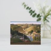 Stone City van Grant Wood Feestdagenkaart (Staand voorkant)