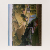 Stone City van Grant Wood Legpuzzel (Verticaal)