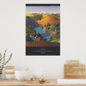 Stone City West van Robin Moline Poster (Keuken)