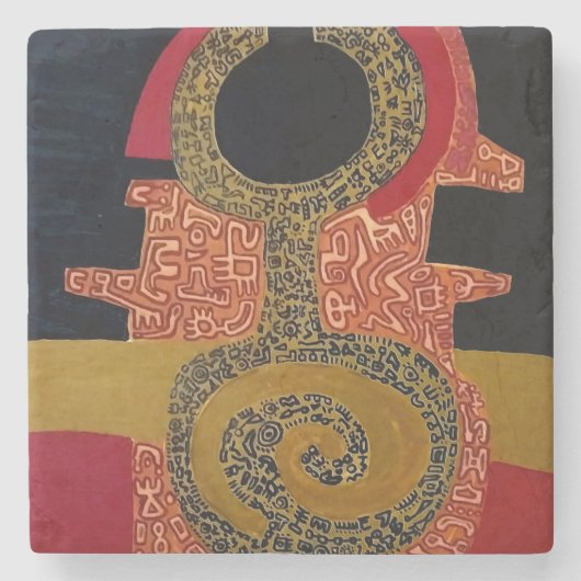 Stone Coaster Stenen Onderzetter (Voorkant)