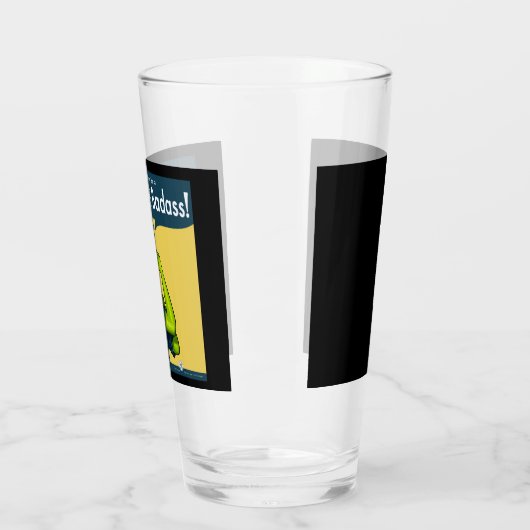 Stone-Cold Badass Glas (Links)