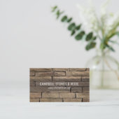 Stone Company Masonry-Visitekaartje Visitekaartje (Staand voorkant)
