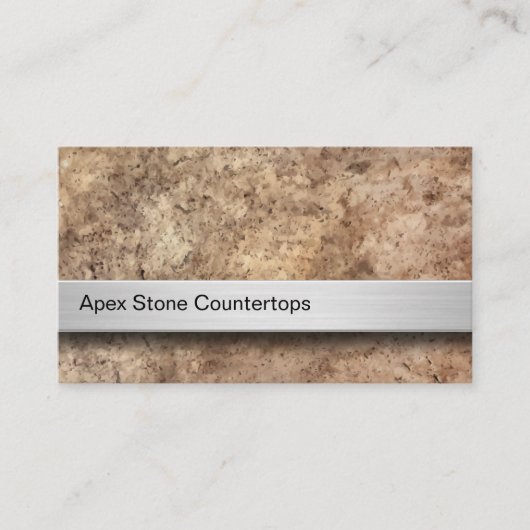 Stone Countertop Visitekaartjes (Voorkant)
