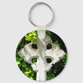 Stone Cross Keyring Sleutelhanger