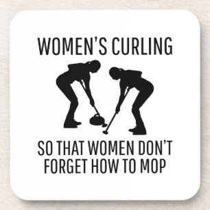 Stone Curling Winter Ice Sport Curler Bier Onderzetter