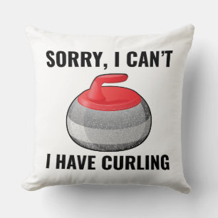 Stone Curling Winter Ice Sport Curler Kussen