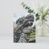 Stone Dragon, Hue Graveyard, Vietnam Briefkaart (Staand voorkant)