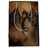 Stone Dragon Tribal Medium Cadeauzakje (Voorkant)