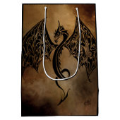 Stone Dragon Tribal Medium Cadeauzakje (Achterkant)