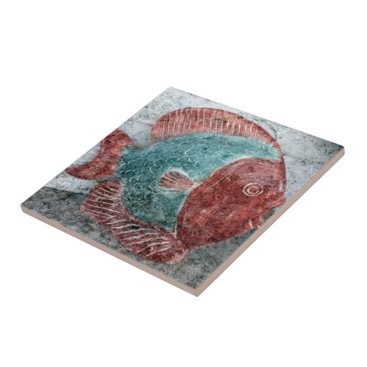Stone Fish Tile Tegeltje (Zijkant)