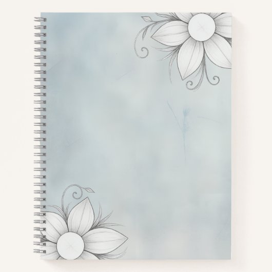 Stone Floral  Notitieboek (Voorkant)