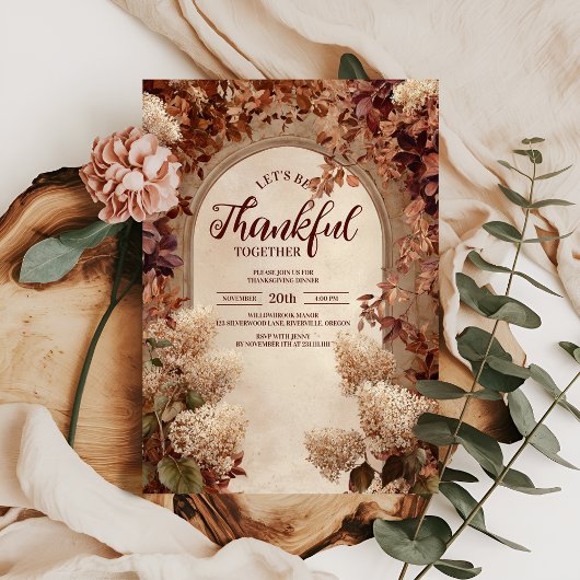 Stone Gateway Thanksgiving Diner Kaart