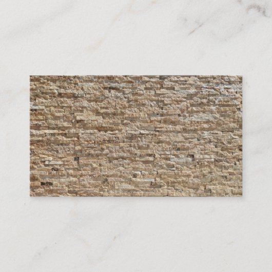 Stone geometrisch patroon visitekaartje (Voorkant)