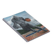 Stone Golem Jouer Basketball Carnet Graphique (Côté Droit)
