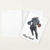 Stone Golem Jouer Basketball Planner (Devant avec enveloppe)