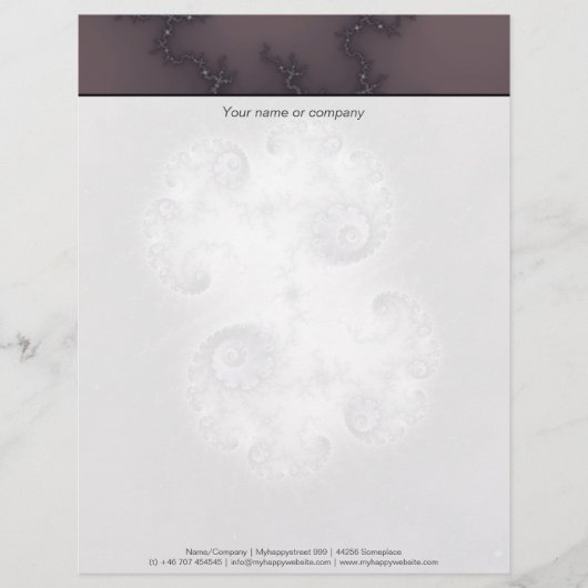 Stone Guardian - Fractal Art Gepersonaliseerd Briefhoofd (Voorkant)