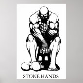 Stone Hands Boxer Poster (Voorkant)