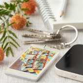 Stone Harbour New Jersey NJ Old  Briefkaart- Sleutelhanger (Voorkant Rechts)