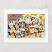 Stone Harbour New Jersey NJ Vieux carte postale Vi (Devant)